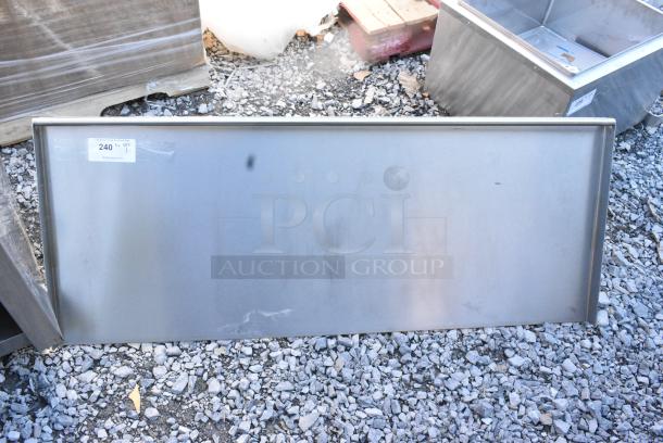 Stainless Steel Wall Mount Shelf. - Image 4 of 4