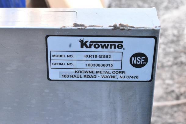 Krowne KR18-GSB3 Stainless Steel Drain Board w/ 2 Under Shelves. - Image 4 of 4