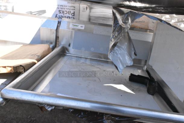 BRAND NEW SCRATCH AND DENT! Regency 600S31824224 Stainless Steel 3 Bay Sink w/ Dual Drain Boards. - Image 5 of 6
