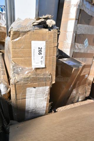 BRAND NEW SCRATCH AND DENT! 257SPT304820 Lavex 30" x 48" Blue Steel Platform Truck - 2000 lb. Capacity