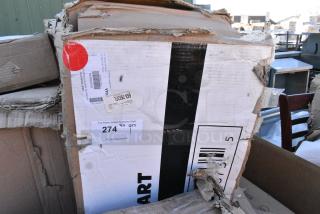 BRAND NEW SCRATCH AND DENT! 259TRANSPB Fryclone 70 - 100 lb. Fryer Oil Shuttle. May Be Missing Pieces.