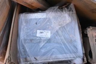 BRAND NEW SCRATCH AND DENT! Steelton 522UIB1824 18" x 24" Underbar Ice Bin with Bottle Holders - 77 lb.. May Be Missing Pieces.