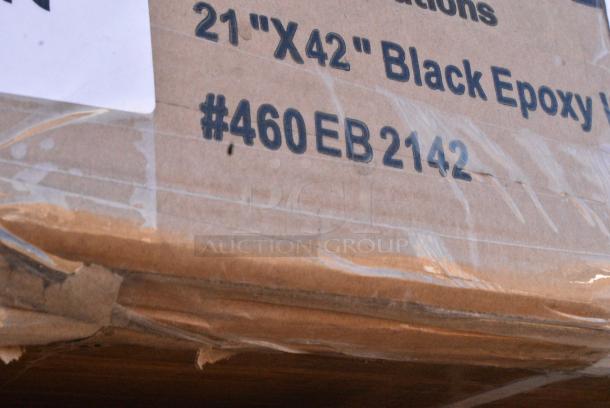 BRAND NEW SCRATCH AND DENT! Regency 460EB2142 21" x 42" NSF Black Epoxy Wire Shelf. May Be Missing Pieces. - Image 2 of 2