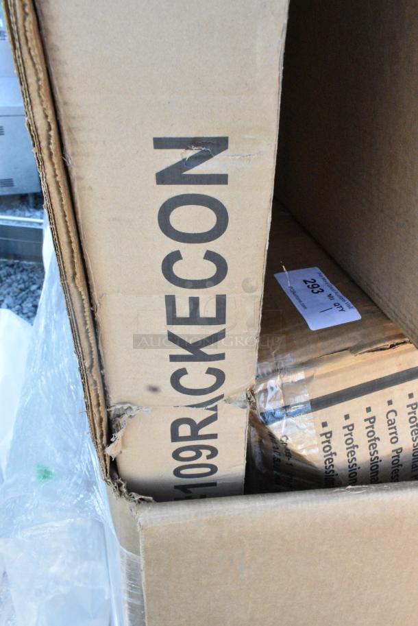 BRAND NEW SCRATCH AND DENT! Steelton 109RACKECON 20 Pan End Load Bun / Sheet Pan Rack - Unassembled. May Be Missing Pieces. - Image 2 of 3