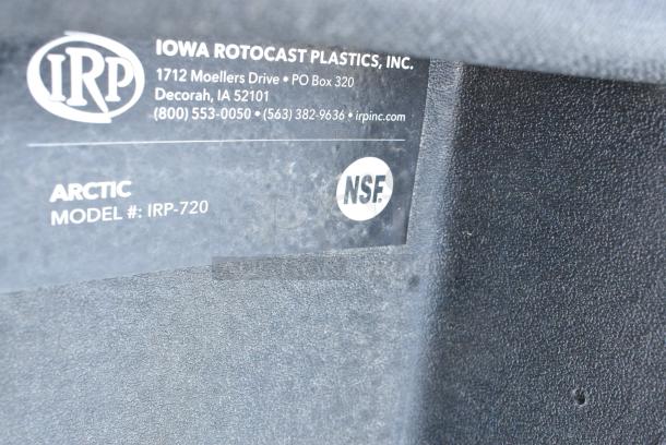 BRAND NEW SCRATCH AND DENT! IRP IRP-720 Black Arctic 3501536 Mobile 288 Qt. Cooler with Casters - Image 5 of 5