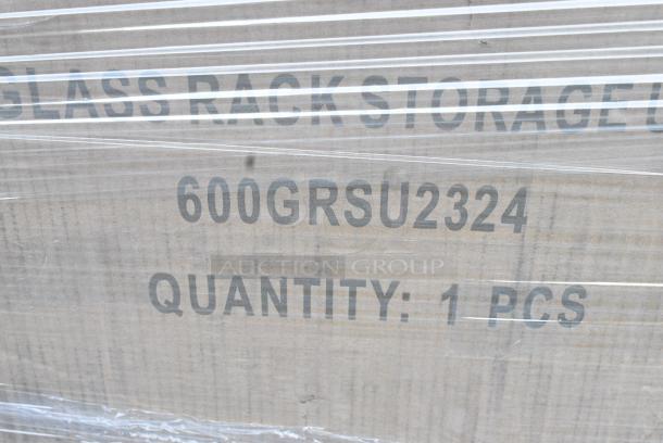 25 BRAND NEW SCRATCH AND DENT! Items Including 5 475TCRND20WH Lavex 20 Gallon White Round Commercial Trash Can, 600GRSU2324 Regency Stainless Steel Corrugated Top Glass Rack Storage Unit - 23" x 24", Stainless Steel Cylindrical Drop In Bins. 25 Times Your Bid! May Be Missing Pieces. - Image 4 of 6