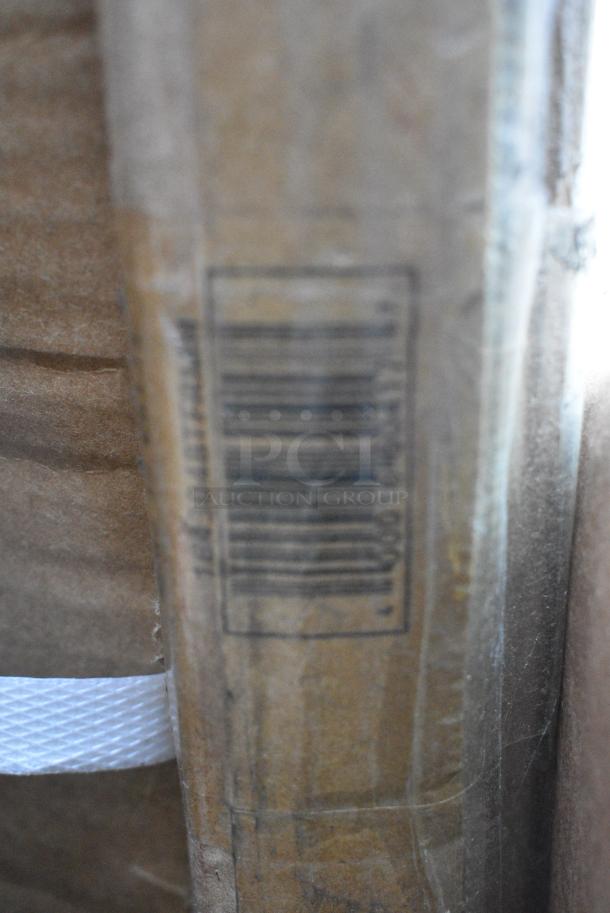 BRAND NEW SCRATCH AND DENT! Lancaster Table & Seating 1643048TFRMH 30" x 48" Rectangular Thermo-Formed MDF Table Top with Red Mahogany Finish. May Be Missing Pieces. - Image 2 of 3