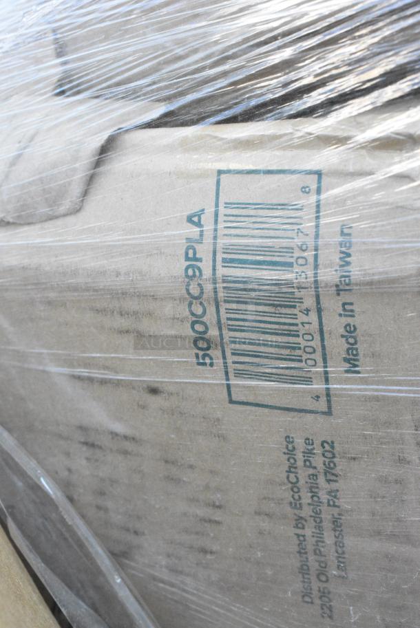 28 BRAND NEW SCRATCH AND DENT! Items Including 760SOUP16WB Choice 16 oz. White Double Poly-Coated Paper Food Cup - 500/Case, 600IB1824 Regency 18" x 24" Underbar Ice Bin - 77 lb., 795PTOWHT4 Choice White Microwavable Folded Paper #4 Take-Out Container 7 3/4" x 5 1/2" x 3 1/2" - 160/Case, 500CC9PLA EcoChoice Plastic Squat Cold Cup, 500MF993B1C Choice 9" x 9" x 3" 1-Compartment Microwaveable Black Mineral-Filled Plastic Hinged Take-Out Container - 150/Case. 28 Times Your Bid! May Be Missing Pieces. - Image 7 of 11