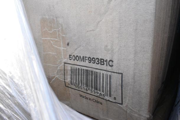28 BRAND NEW SCRATCH AND DENT! Items Including 760SOUP16WB Choice 16 oz. White Double Poly-Coated Paper Food Cup - 500/Case, 600IB1824 Regency 18" x 24" Underbar Ice Bin - 77 lb., 795PTOWHT4 Choice White Microwavable Folded Paper #4 Take-Out Container 7 3/4" x 5 1/2" x 3 1/2" - 160/Case, 500CC9PLA EcoChoice Plastic Squat Cold Cup, 500MF993B1C Choice 9" x 9" x 3" 1-Compartment Microwaveable Black Mineral-Filled Plastic Hinged Take-Out Container - 150/Case. 28 Times Your Bid! May Be Missing Pieces. - Image 9 of 11