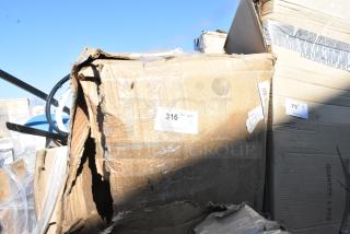 BRAND NEW SCRATCH AND DENT! Boltic 73AVF30WLFO 30" Wall-Mounted 2-Speed Oscillating Fan - 120V. May Be Missing Pieces.