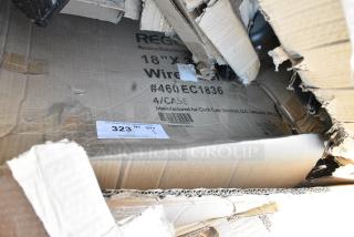 BRAND NEW SCRATCH AND DENT! Regency 460EC1836 18 x 36 wire shelf. May Be Missing Pieces.