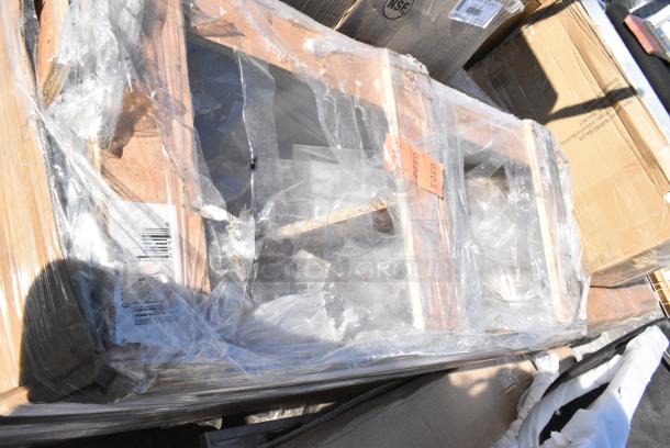 9 BRAND NEW SCRATCH AND DENT! Items Including 600SM24246 Regency 29" 16-Gauge Stainless Steel One Compartment Floor Mop Sink - 24" x 24" x 6" Bowl, 600TSS2430S Regency 29" 16-Gauge Stainless Steel One Compartment Floor Mop Sink - 24" x 24" x 6" Bowl, 600ESS3060S Regency Spec Line 30" x 60" 14-Gauge Stainless Steel Equipment Stand With Stainless Steel Undershelf, 2 257SPT244820 Lavex 24" x 48" Blue Steel Platform Truck - 2000 lb. Capacity. 9 Times Your Bid! May Be Missing Pieces. - Image 3 of 8