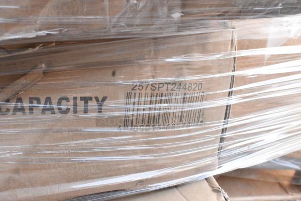 9 BRAND NEW SCRATCH AND DENT! Items Including 600SM24246 Regency 29" 16-Gauge Stainless Steel One Compartment Floor Mop Sink - 24" x 24" x 6" Bowl, 600TSS2430S Regency 29" 16-Gauge Stainless Steel One Compartment Floor Mop Sink - 24" x 24" x 6" Bowl, 600ESS3060S Regency Spec Line 30" x 60" 14-Gauge Stainless Steel Equipment Stand With Stainless Steel Undershelf, 2 257SPT244820 Lavex 24" x 48" Blue Steel Platform Truck - 2000 lb. Capacity. 9 Times Your Bid! May Be Missing Pieces. - Image 7 of 8