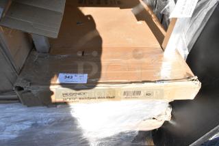 BRAND NEW SCRATCH AND DENT! Regency 460EB2472 24" x 72" NSF Black Epoxy Wire Shelf. May Be Missing Pieces.
