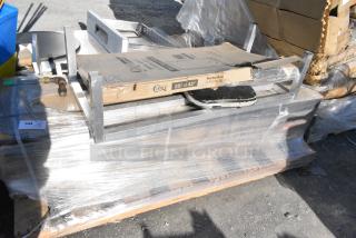 3 BRAND NEW SCRATCH AND DENT! Items Including 478CSD71HC Emperor's Select CSD-71 Countertop Refrigerated Sushi Display Case, 164AFM2542DM Choice A-Frame Marker Board Sidewalk Sign - Black Wood - 25" x 42". 3 Times Your Bid! May Be Missing Pieces.