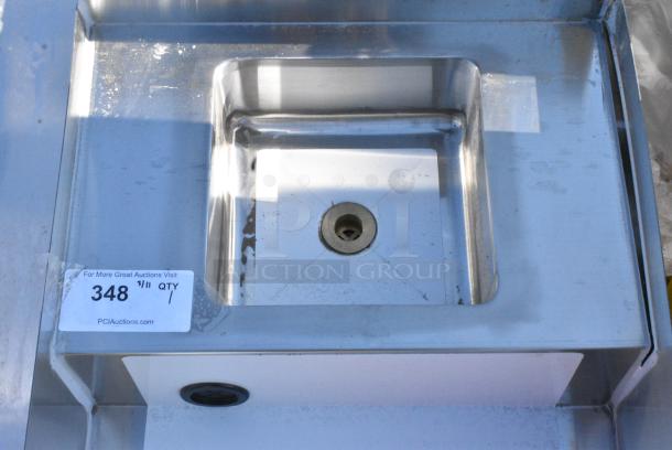 BRAND NEW SCRATCH AND DENT! Regency 600BSDS2318 18" x 23" Stainless Steel Blender Station with Dump Sink - Image 5 of 6