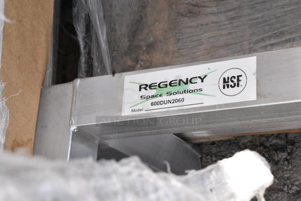 BRAND NEW SCRATCH AND DENT! Regency 600DUN2060 60" x 20" x 8" Aluminum Dunnage Rack - 1740 lb. Capacity - Image 4 of 4