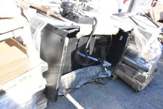 BRAND NEW SCRATCH AND DENT! 2023 Universal G1.2BM2F 54” Swing Glass Door Reach In Refrigerator Merchandiser. See Pictures for Damage.