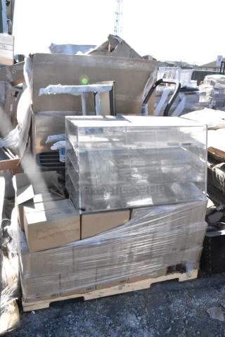 67 BRAND NEW SCRATCH AND DENT! Items Including Chair Frames and Mason Jars. 67 Times Your Bid!