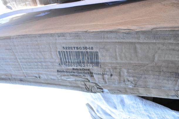 BRAND NEW SCRATCH AND DENT! Steelton 522ETSG3048 30" x 48" 18 Gauge 430 Stainless Steel Work Table with Undershelf. May Be Missing Pieces. - Image 2 of 2