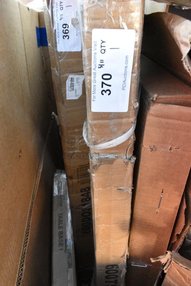 BRAND NEW SCRATCH AND DENT! Regency 600TS2448S 24" x 48" 16-Gauge 304 Stainless Steel Commercial Work Table with Undershelf. May Be Missing Pieces. - Image 1 of 3