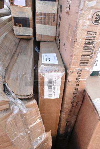 BRAND NEW SCRATCH AND DENT! American Specialties, Inc. 24" x 36" Plate Glass Mirror with Stainless Steel Chan-Lok Frame 10-0620-2436