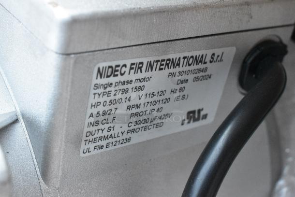 BRAND NEW SCRATCH AND DENT! Nidec Motor - Image 3 of 3