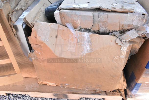 BRAND NEW SCRATCH AND DENT! Regency 600S13624SB 36" x 24" x 13" Utility Sink for (1) 8" Center Faucet - Image 1 of 2