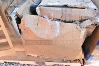 BRAND NEW SCRATCH AND DENT! Regency 600S13624SB 36" x 24" x 13" Utility Sink for (1) 8" Center Faucet