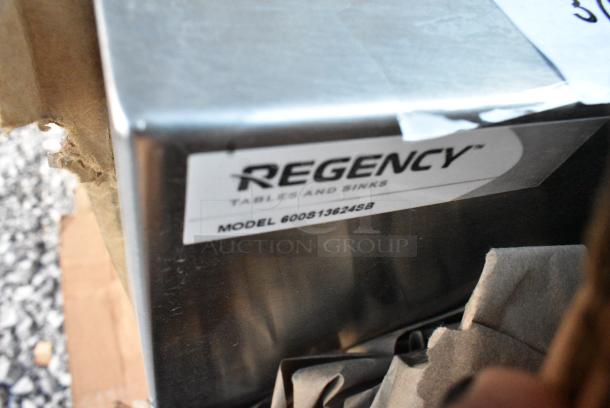 BRAND NEW SCRATCH AND DENT! Regency 600S13624SB 36" x 24" x 13" Utility Sink for (1) 8" Center Faucet - Image 2 of 2