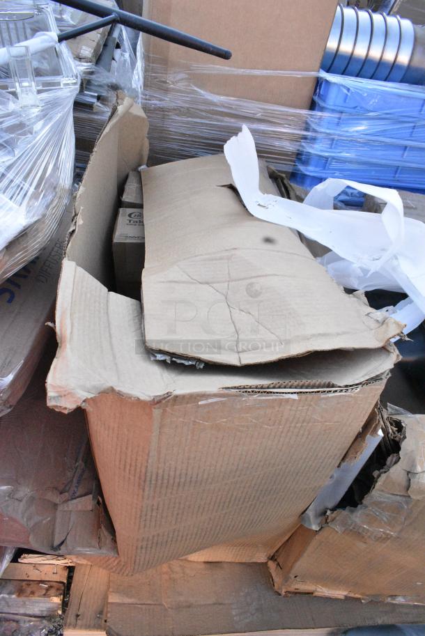 3 BRAND NEW SCRATCH AND DENT! Items Including Ladder Back Bar Stool, Window Back Dining Height Chair Frame, Ladder Back Dining Height Chair Frame. 3 Times Your Bid. - Image 5 of 8