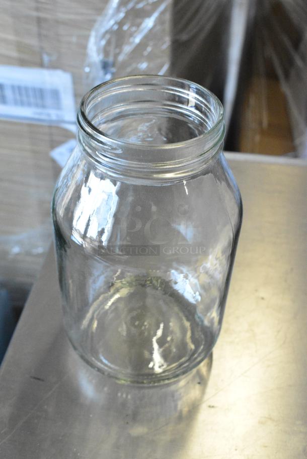BRAND NEW SCRATCH AND DENT! Box of 10 Glass Jars - Image 4 of 4