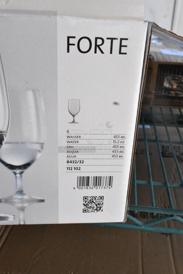 BRAND NEW SCRATCH AND DENT! Box of 6 Forte Stemmed Glasses - Image 5 of 5