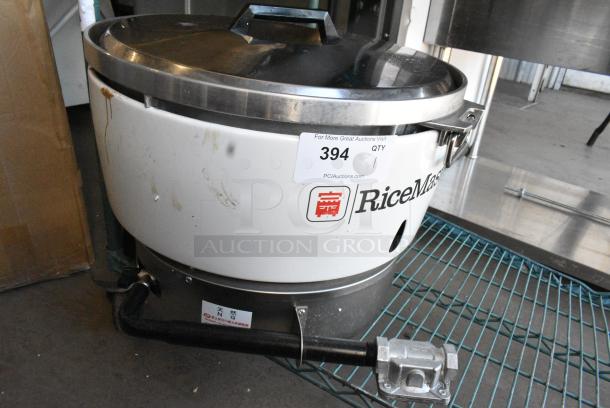 BRAND NEW SCRATCH AND DENT! RiceMaster Town RM-55N-R Natural Gas 110 Cup (55 Cup Raw) Gas Rice Cooker and Warmer - Image 2 of 5