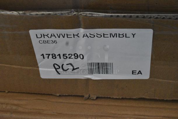 2 BRAND NEW SCRATCH AND DENT! Avantco 17815290 Drawer Assembly for CBE-36-HC Refrigerated Chef Base. 2 Times Your Bid! - Image 3 of 6