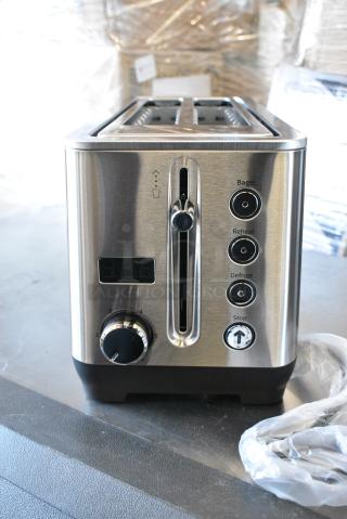 BRAND NEW SCRATCH AND DENT! Dowylik KRT-6032B 2 Slot Toaster. 120 Volts, 1 Phase.