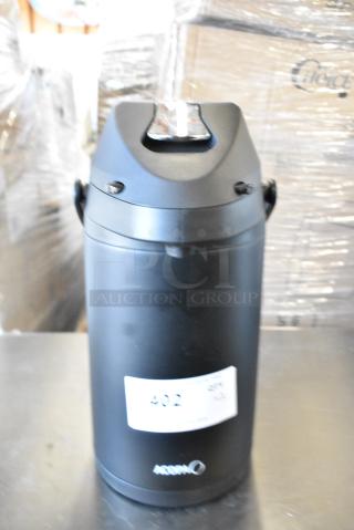 2 BRAND NEW SCRATCH AND DENT! Acopa Black Air Pot. 2 Times Your Bid!