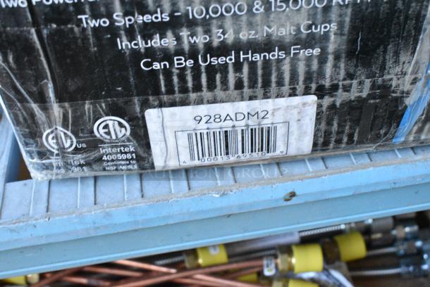 BRAND NEW SCRATCH AND DENT! 928ADM2 AvaMix ADM2 Freestanding Double Spindle Drink Mixer / Milkshake Machine - 120V, 800W Tested and Working! - Image 3 of 3