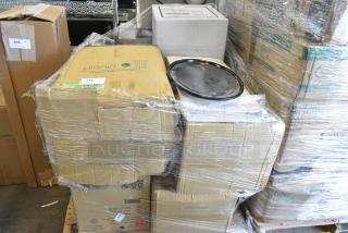 9 BRAND NEW SCRATCH AND DENT! Items Including Asean 16 oz Cups, PLC-8 8oz Compostable Cup, 473SSAUTPN5 Vigor Saute Pan. 9 Times Your Bid!