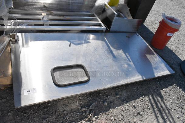 Metal Swinging Kitchen Door. - Image 1 of 3