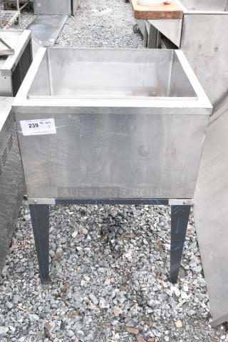 Cornelius 2123-IT Stainless Steel Drop In Ice Chest on Legs.