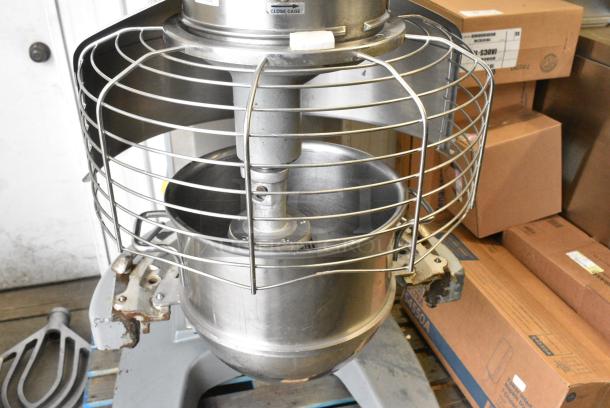 Hobart M802 Metal Commercial Floor Style 80 Quart Planetary Dough Mixer w/ Mixing Bowl,, Bowl Adapter, Bowl Guard and 30 Quart Whisk Attachment. 200 Volts, 3 Phase. Mixing Bowl is 20x17x13.5. - Image 4 of 9