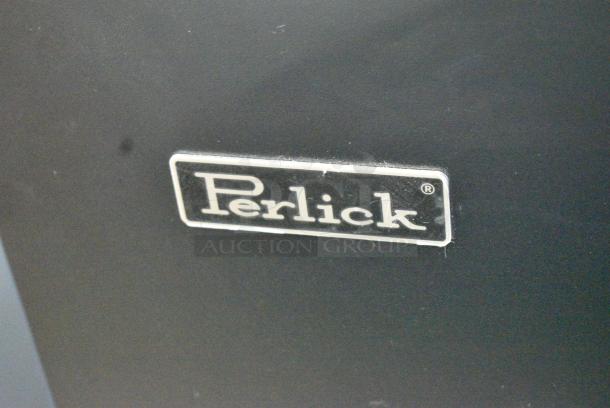 BRAND NEW SCRATCH AND DENT! 2022 Perlick HC24RS4S-00-BLFLR Metal Commercial 24" Black Single Door Undercounter Refrigerator. 115 Volts, 1 Phase. Tested and Working! - Image 2 of 6
