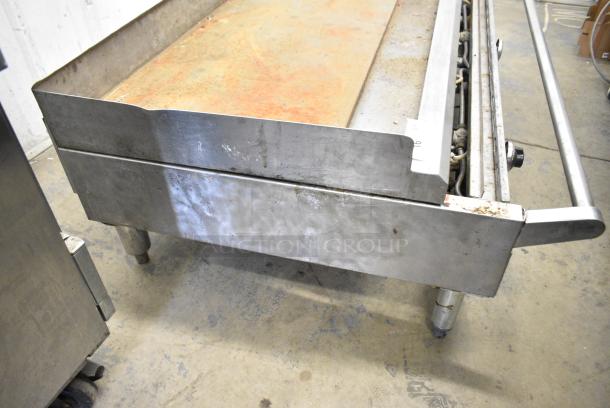 American Range Stainless Steel Commercial Countertop Natural Gas Powered Flat Top Griddle. - Image 9 of 9