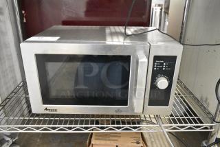 2018 Amana RMS10DS Stainless Steel Commercial Countertop Microwave Oven. 120 Volts, 1 Phase.