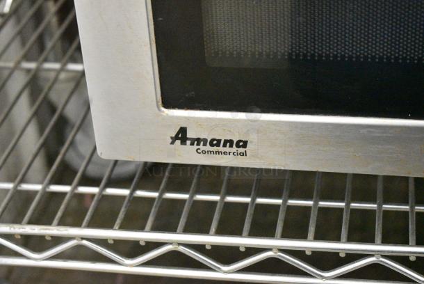 2018 Amana RMS10DS Stainless Steel Commercial Countertop Microwave Oven. 120 Volts, 1 Phase. - Image 2 of 6