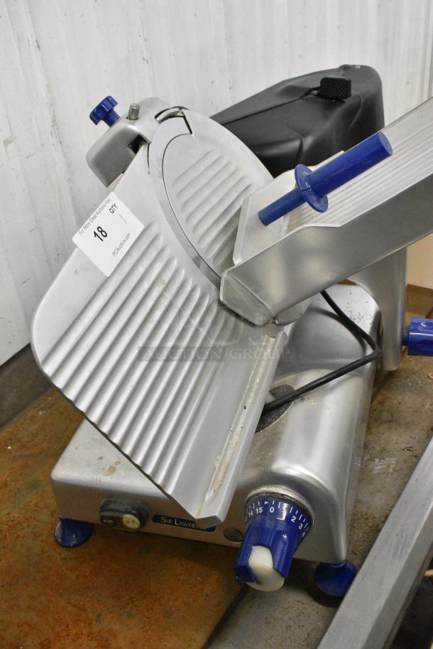 Globe Sir Lawrence SCR12 Stainless Steel Commercial Countertop Meat Slicer w/ Blade Sharpener. 115 Volts, 1 Phase. Tested and Does Not Power On - Image 4 of 8
