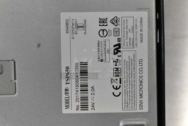 Star Micronics TSP650 II Receipt Printer. - Image 6 of 6