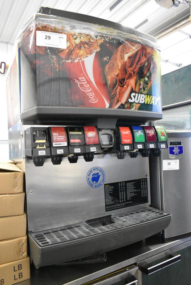 SerVend MD-175 Stainless Steel Commercial Countertop 8 Flavor Carbonated Beverage Machine. 115 Volts, 1 Phase. - Image 1 of 6