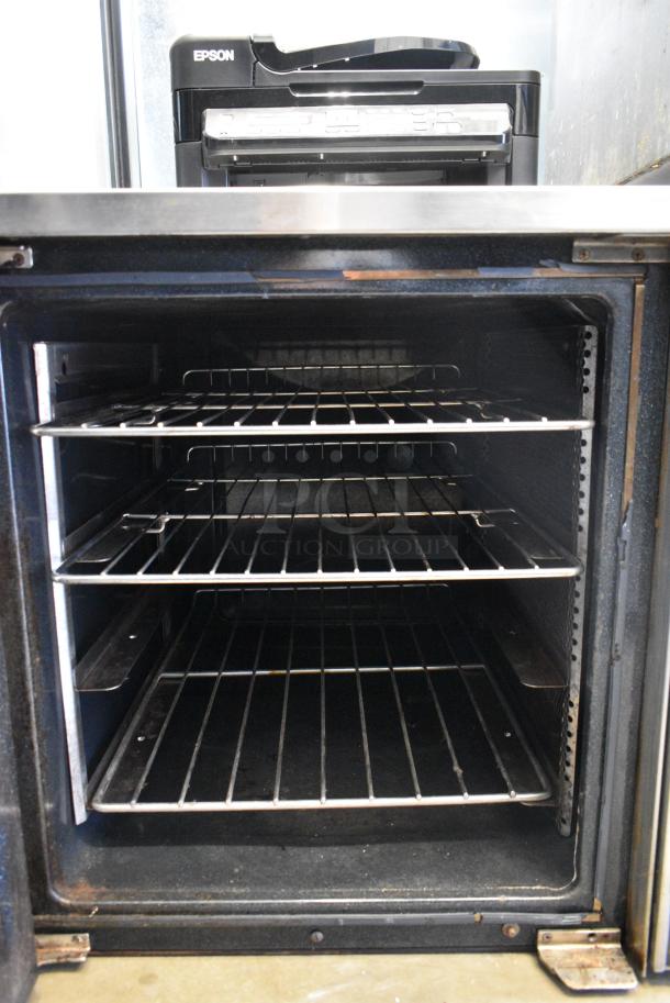 Moffat Turbofan Stainless Steel Commercial Electric Powered Half Size Convection Oven w/ View Through Door, Metal Oven Racks and Thermostatic Controls. 125/250 Volts. - Image 5 of 9